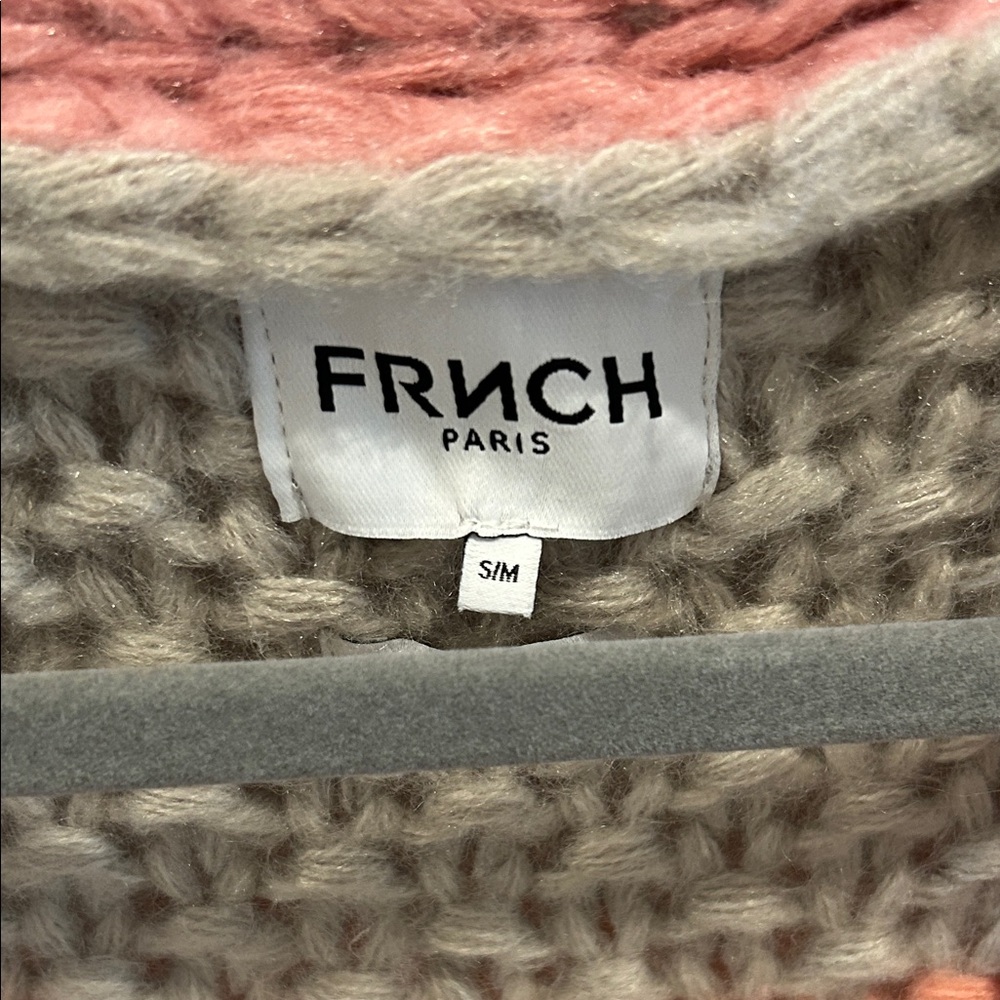 FRNCH Colorful Striped Knit Cardigan - Picture 2 of 2
